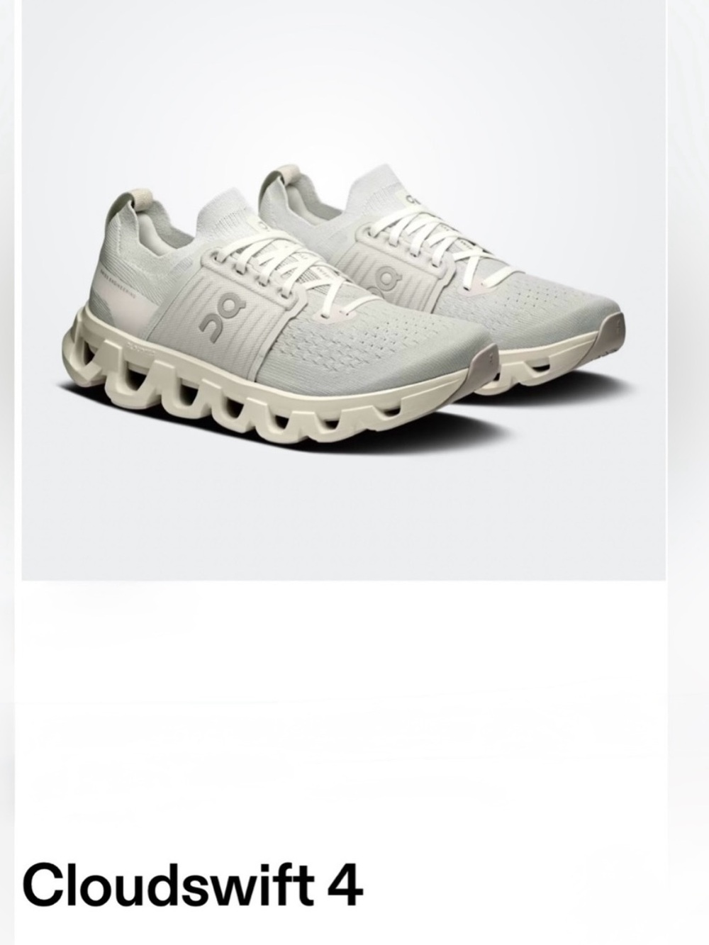 On Running Cloudswift 4 Women's Athletic Shoes — Sand/Wolf size 8.5 gently used